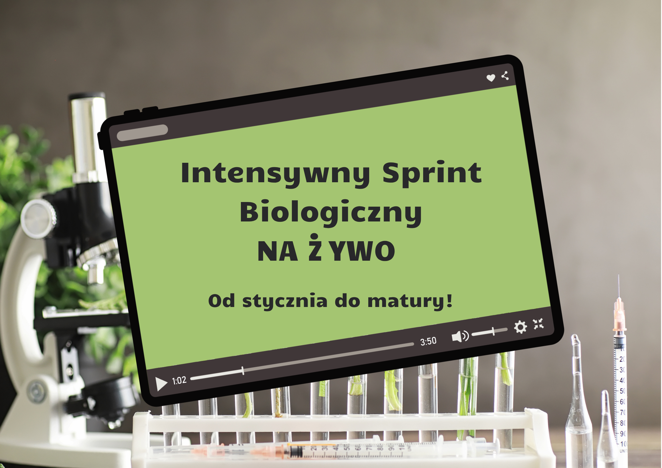 Intensywny Sprint NA ŻYWO – kurs maturalny